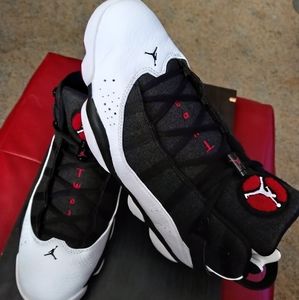 Air Jordan 6 Rings Gym-Red/Black/White Size 11.5